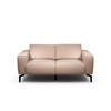2-SITZER-SOFA in Chenille Rosa  - Schwarz/Rosa, Design, Textil/Metall (180/86/86-94cm) - SENSOO
