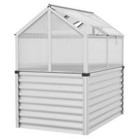 FRÜHBEETKASTEN - Alufarben, Basics, Kunststoff/Metall (89/134,5/126,7cm)