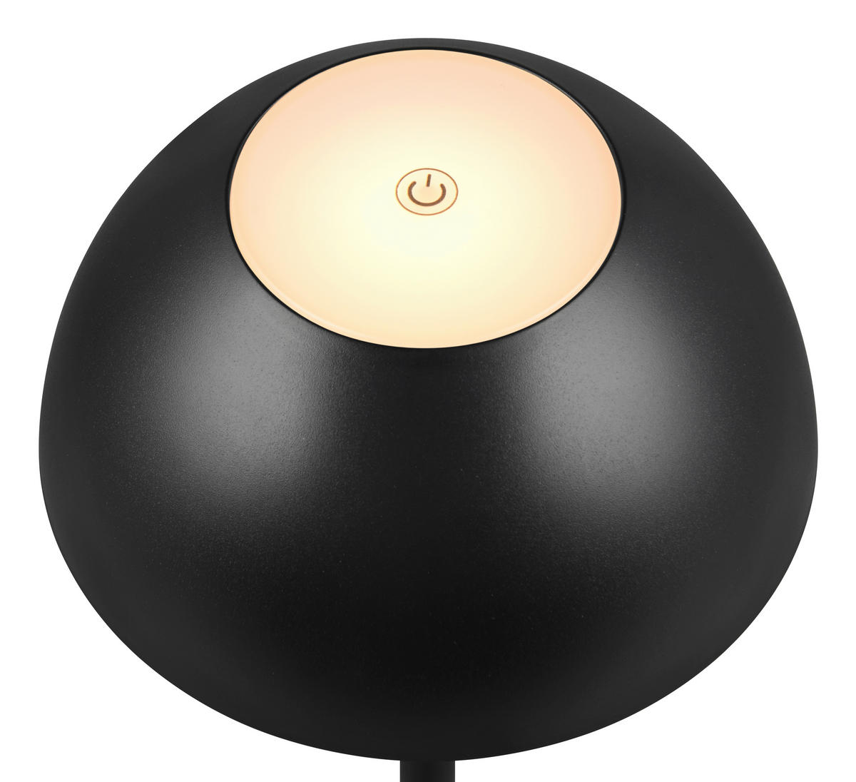 NABÍJATEĽNÁ STOLNÁ LAMPA 13,5/30 cm - čierna, Trend, plast (13,5/30cm)