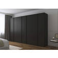 DREHTÜRENSCHRANK 350/223/61 cm,  in Graphitfarben, 7-türig  - Graphitfarben, Basics, Holzwerkstoff/Metall (350/223/61cm) - Novel