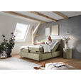 BOXSPRINGBETT 200/200 cm  in Hellgrün  - Schwarz/Hellgrün, KONVENTIONELL, Textil/Metall (200/200cm) - Dieter Knoll