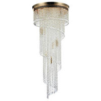 KRONLEUCHTER 42/97,5/42 cm   - Goldfarben, Basics, Glas/Metall (42/97,5/42cm) - MAYTONI