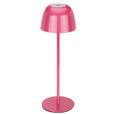 AKKU-TISCHLEUCHTE Santa Ana 11/34,6 cm  - Pink, Trend, Metall (11/34,6cm) - Novel