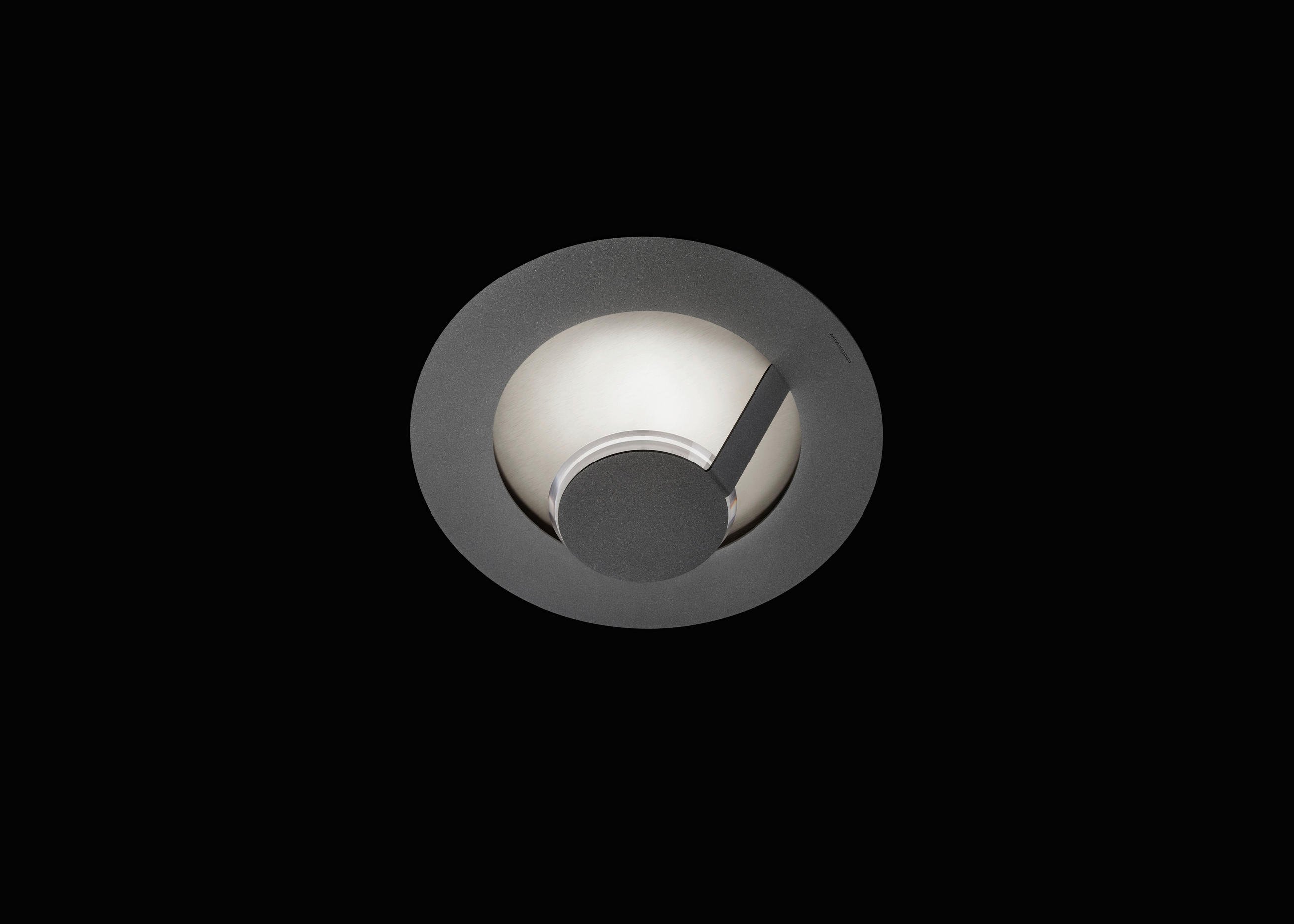 LED-WANDLEUCHTE FLAT 29/11,8 cm   - Silberfarben/Grau, Design, Metall (29/11,8cm) - Grossmann