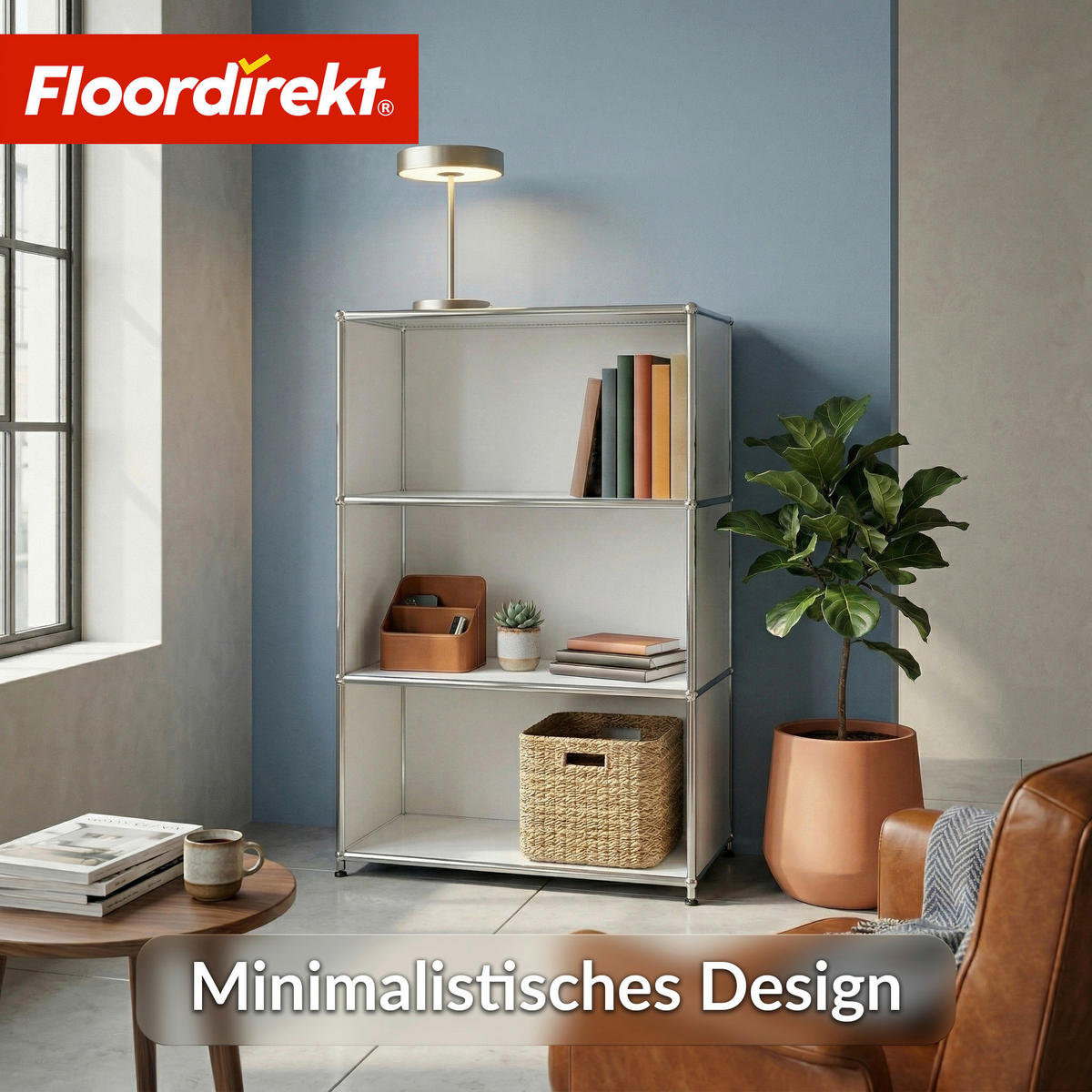 SIDEBOARD Concept Epure MK-101 75/120/40 cm  - Weiß, Basics, Metall (75/120/40cm) - Floordirekt