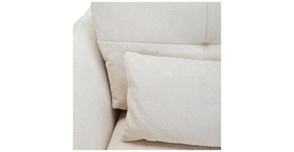 SESSEL in Webstoff Creme  - Creme/Schwarz, KONVENTIONELL, Textil/Metall (112/88/120cm) - Carryhome