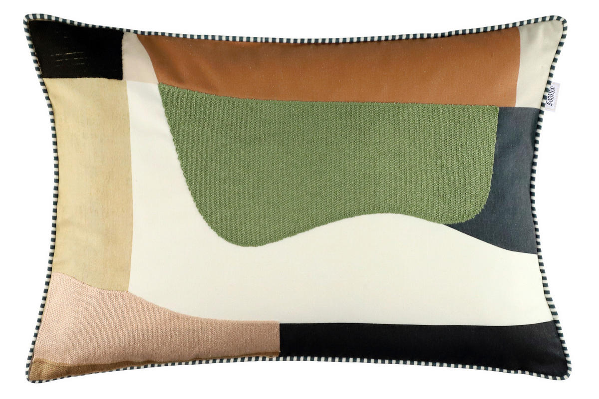 ZIERKISSEN  38/58 cm   - Sandfarben/Rostfarben, Basics, Textil (38/58cm) - Schöner Wohnen
