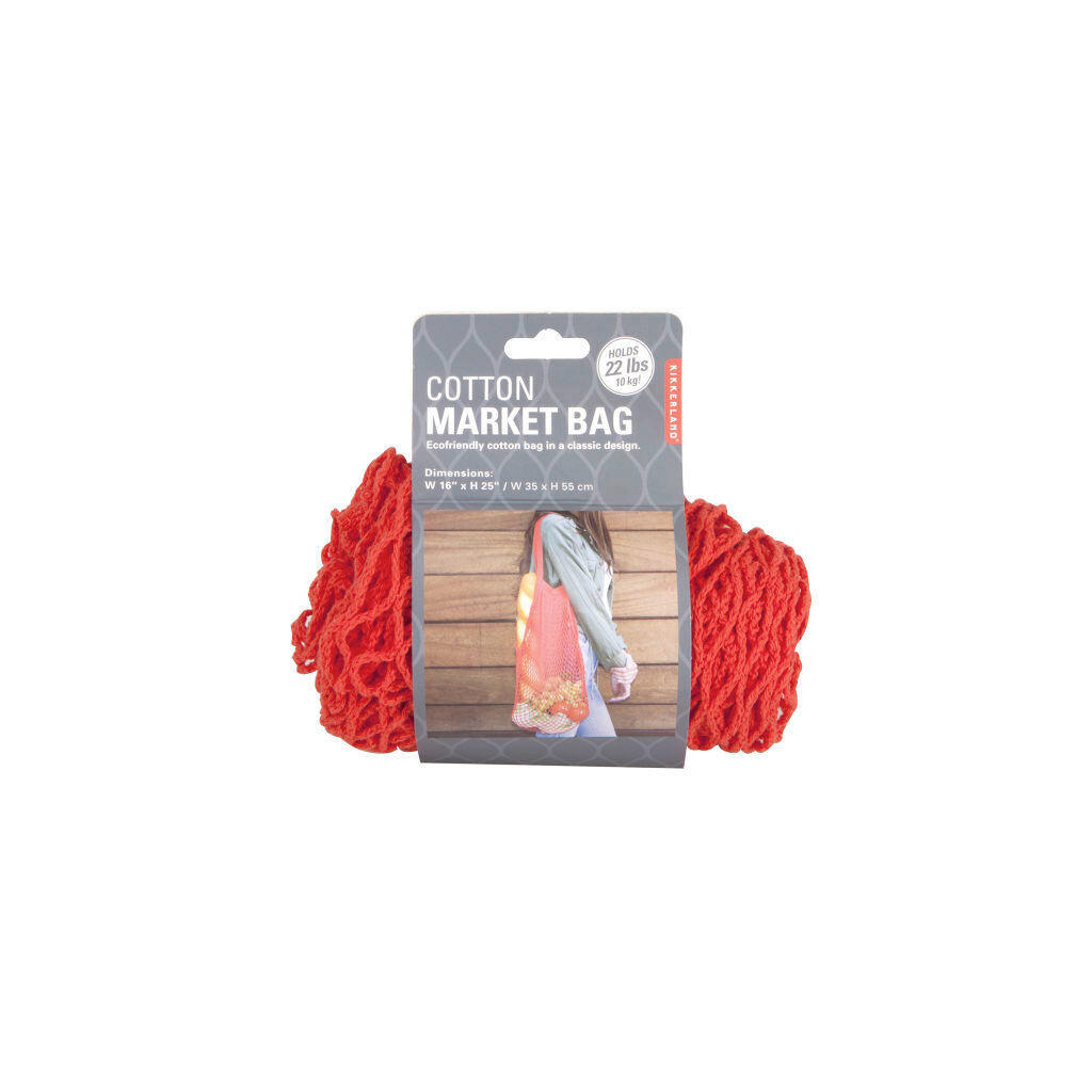 HÁLÓS TÁROLÓ - többszínű, Basics, természetes anyagok (6/11/12cm) - Kikkerland