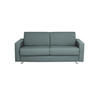 SCHLAFSOFA in Textil Petrol  - Chromfarben/Petrol, Konventionell, Textil/Metall (195/84/100cm) - Bali