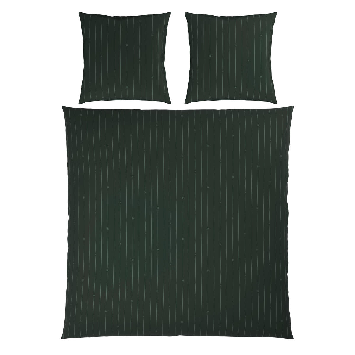 WENDEBETTWÄSCHE STRIPES DK Satin 200/200 cm  - Grün, Design, Textil (200/200cm) - Dieter Knoll