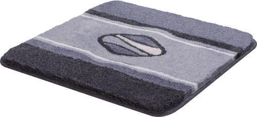 BIDET-VORLEGER Anthrazit 60/60 cm  - Anthrazit, Basics, Kunststoff/Textil (60/60cm)