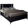 BOXBETT 140/200 cm  in Schwarz  - Schwarz, KONVENTIONELL, Textil/Metall (140/200cm) - Modante