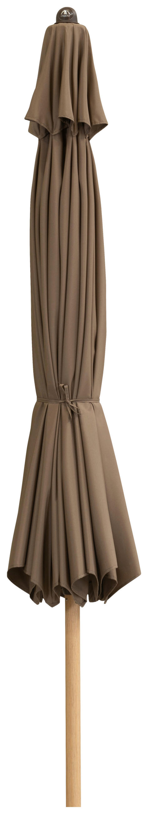 SONNENSCHIRM 350 cm Greige  - Greige/Eschefarben, Basics, Textil/Metall (350/350cm) - Doppler