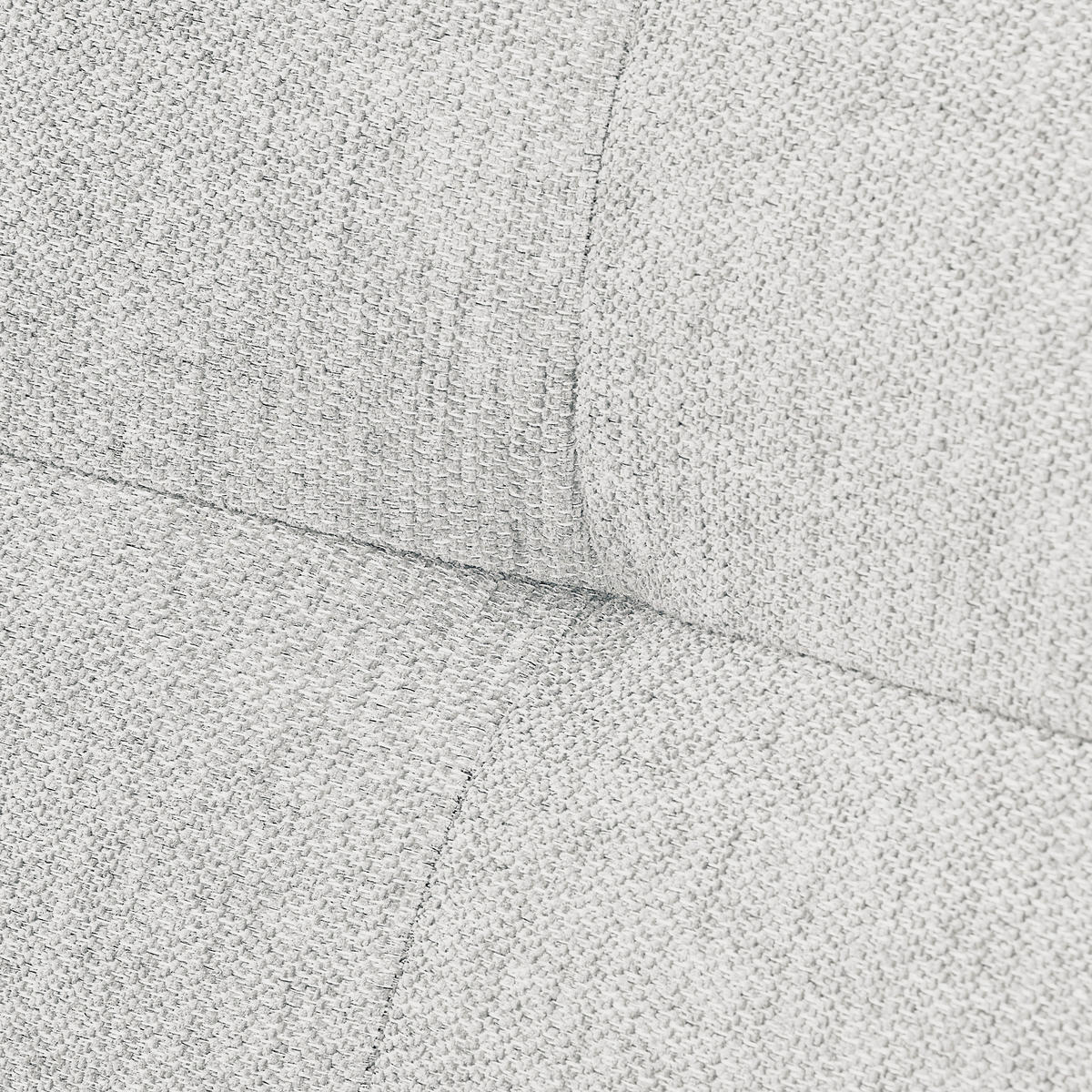 ECKSOFA in Flachgewebe Hellgrau  - Hellgrau/Schwarz, Konventionell, Kunststoff/Textil (189/292cm) - Carryhome
