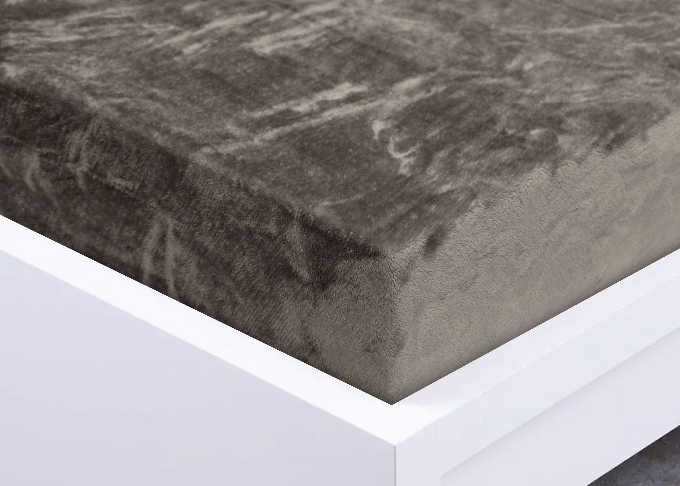 XXXL POSTEĽNÁ PLACHTA, sivá,