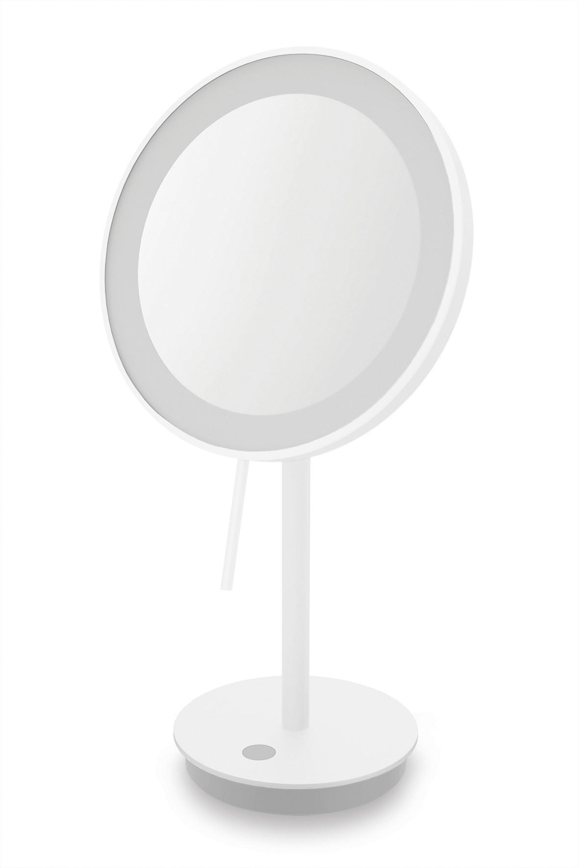 BADEZIMMERSPIEGEL  - Weiß, Basics, Glas/Metall (20/37cm) - Zack