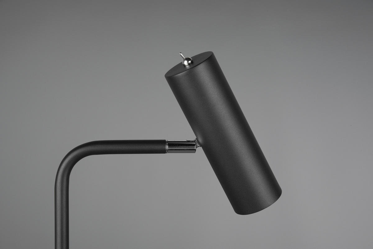 STEHLEUCHTE    - Schwarz, Basics, Metall (151/23/39cm) - Trio Leuchten