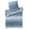 BETTWÄSCHE J! Shutter Makosatin 200/200 cm  - Blau, Design, Naturmaterialien/Textil (200/200cm) - Joop!