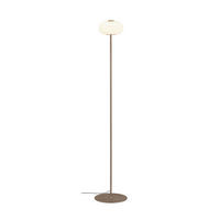 LED-STEHLEUCHTE Sapo 20 / 28/150 cm   - Weiß/Cappuccino, Design, Glas/Metall (20 / 28/150cm) - Helestra