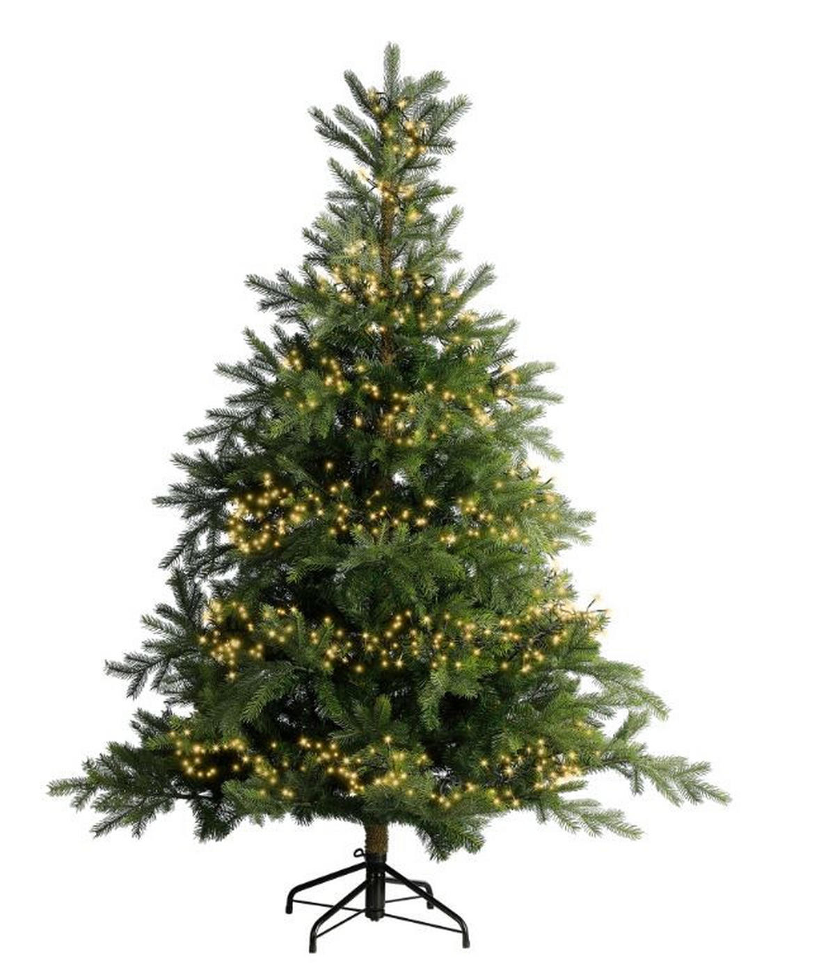 SVETLOBNA GIRLANDA        - črna, Basics, kovina/umetna masa (420cm) - X-Mas