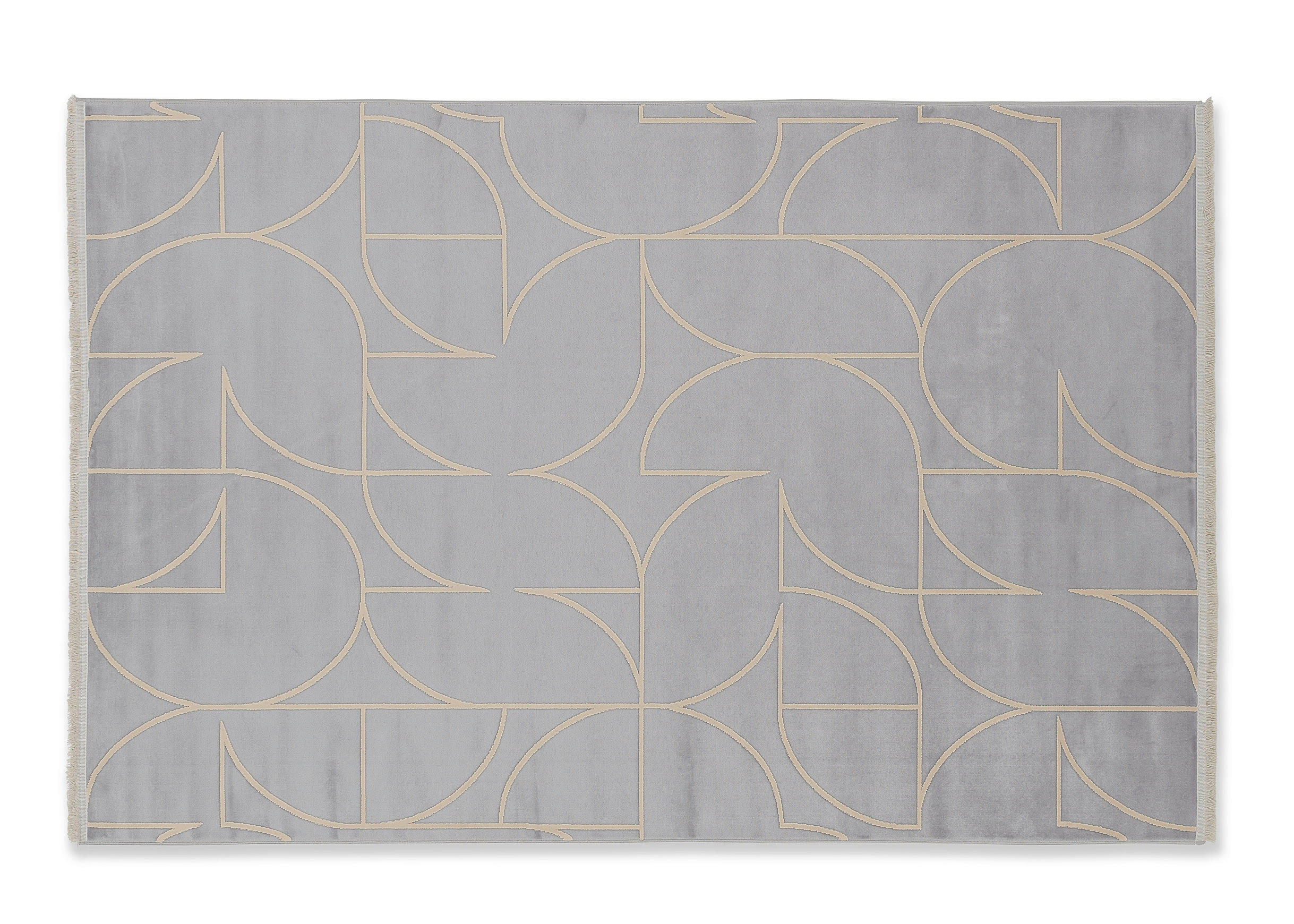 WEBTEPPICH 80/150 cm Magic Grau, Goldfarben  - Goldfarben/Grau, Basics, Textil (80/150cm) - Schöner Wohnen