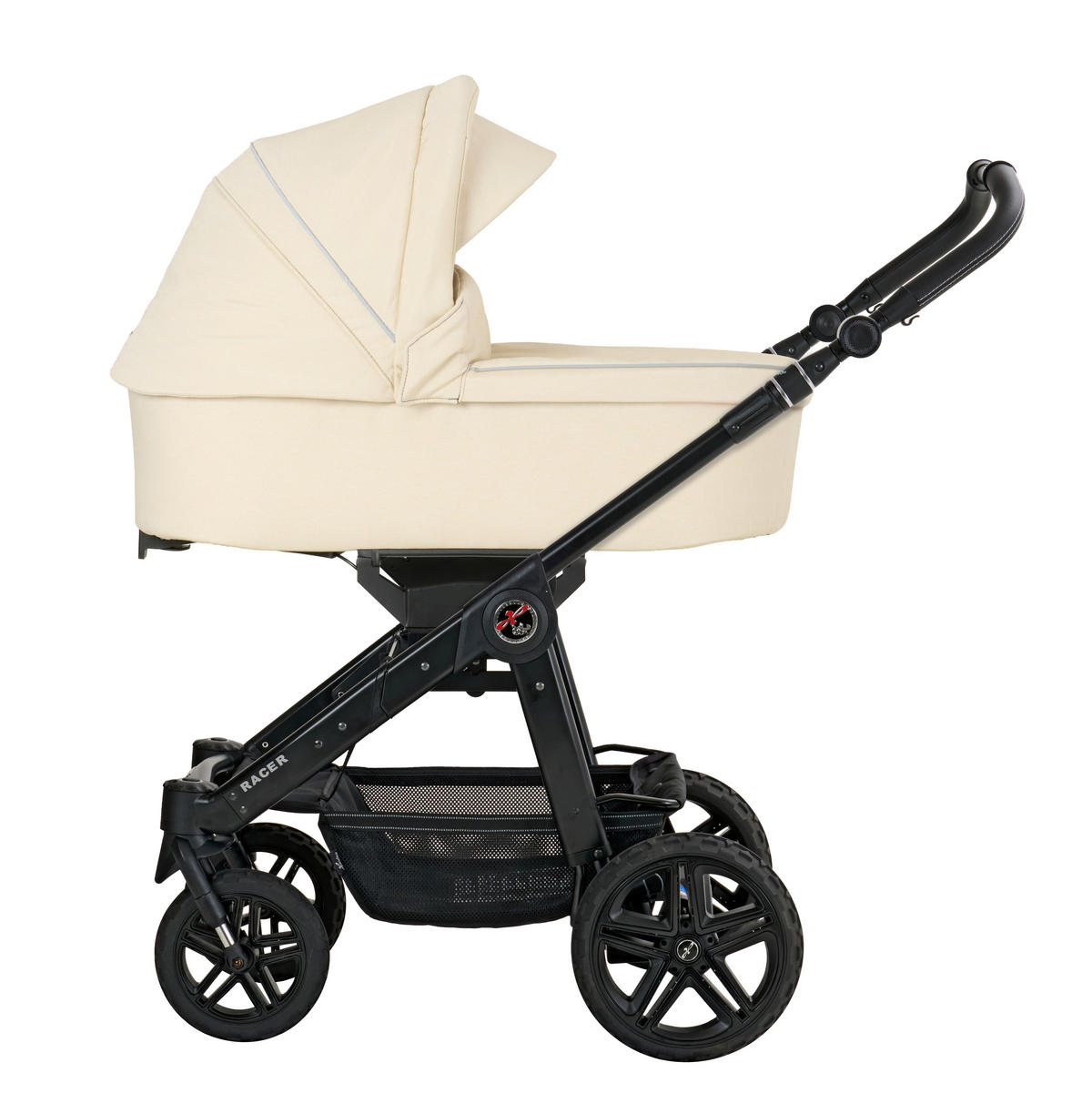 KINDERWAGENSET RACER GTS  - Hellgelb/Cappuccino, Basics, Textil/Metall (59/113/101cm) - Hartan