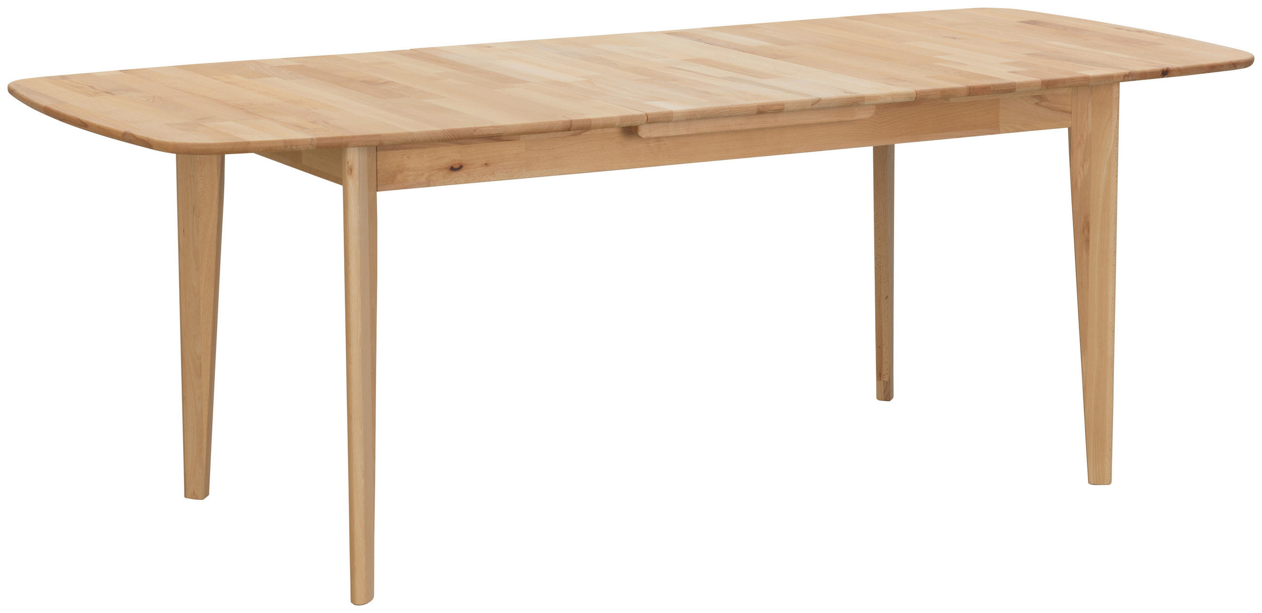 ESSTISCH in Holz 160-210/90/75 cm  - Kernbuche, Natur, Holz (160-210/90/75cm) - Livetastic