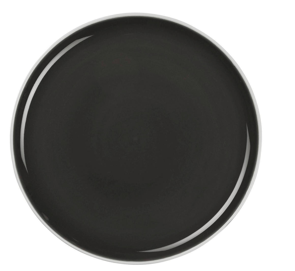 TELLER Dunkelgrau 26,5 cm semana  - Dunkelgrau, KONVENTIONELL, Keramik (26,5cm) - ASA