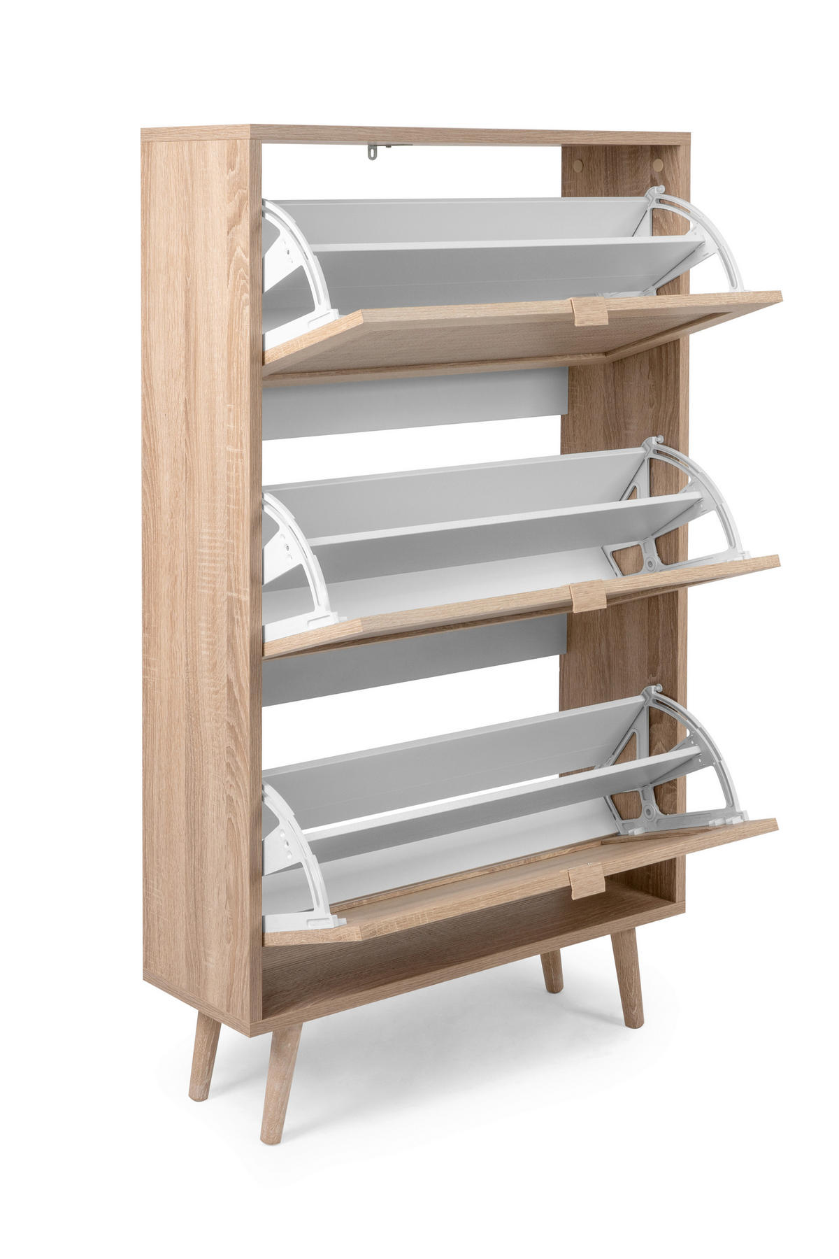 SCHUHKIPPER  in 70/125/24 cm  - Sonoma Eiche, Natur, Holz/Holzwerkstoff (70/125/24cm) - MID.YOU