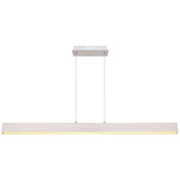 LED-HÄNGELEUCHTE 121/8/120 cm  - Opal/Weiß, Design, Kunststoff/Metall (121/8/120cm) - Globo