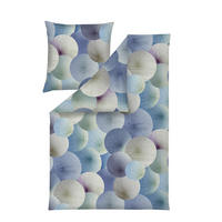 BETTWÄSCHE Impulse Makosatin 135/200 cm  - Türkis, Design, Textil (135/200cm) - Estella