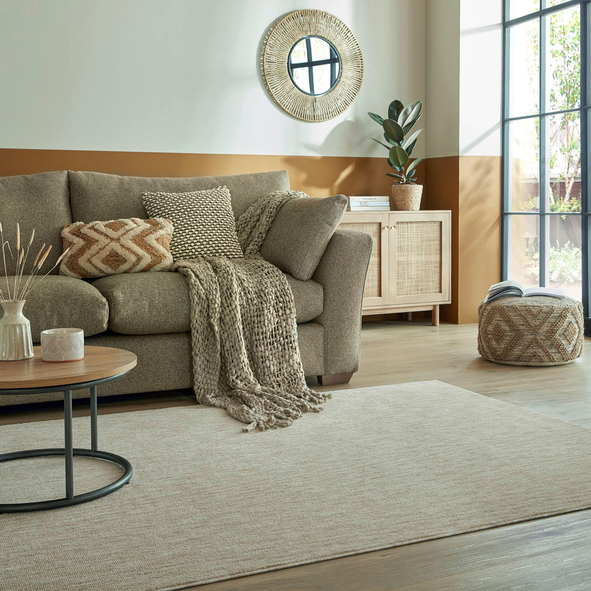 WEBTEPPICH 160/230 cm Fuse Beige  - Beige, KONVENTIONELL, Textil (160/230cm) - Xora