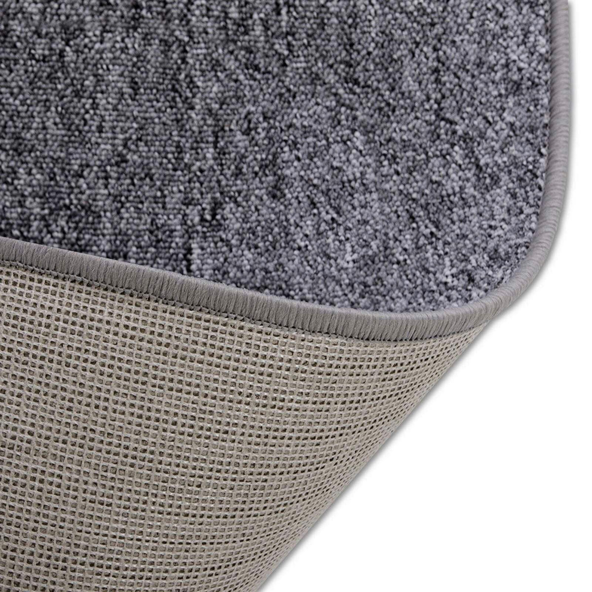 LÄUFER 80/500 cm Turbo Grau  - Grau, Basics, Kunststoff/Textil (80/500cm)