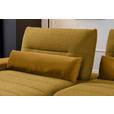 ECKSOFA in Webstoff Currygelb  - Currygelb/Schwarz, KONVENTIONELL, Textil/Metall (191/273cm) - Carryhome