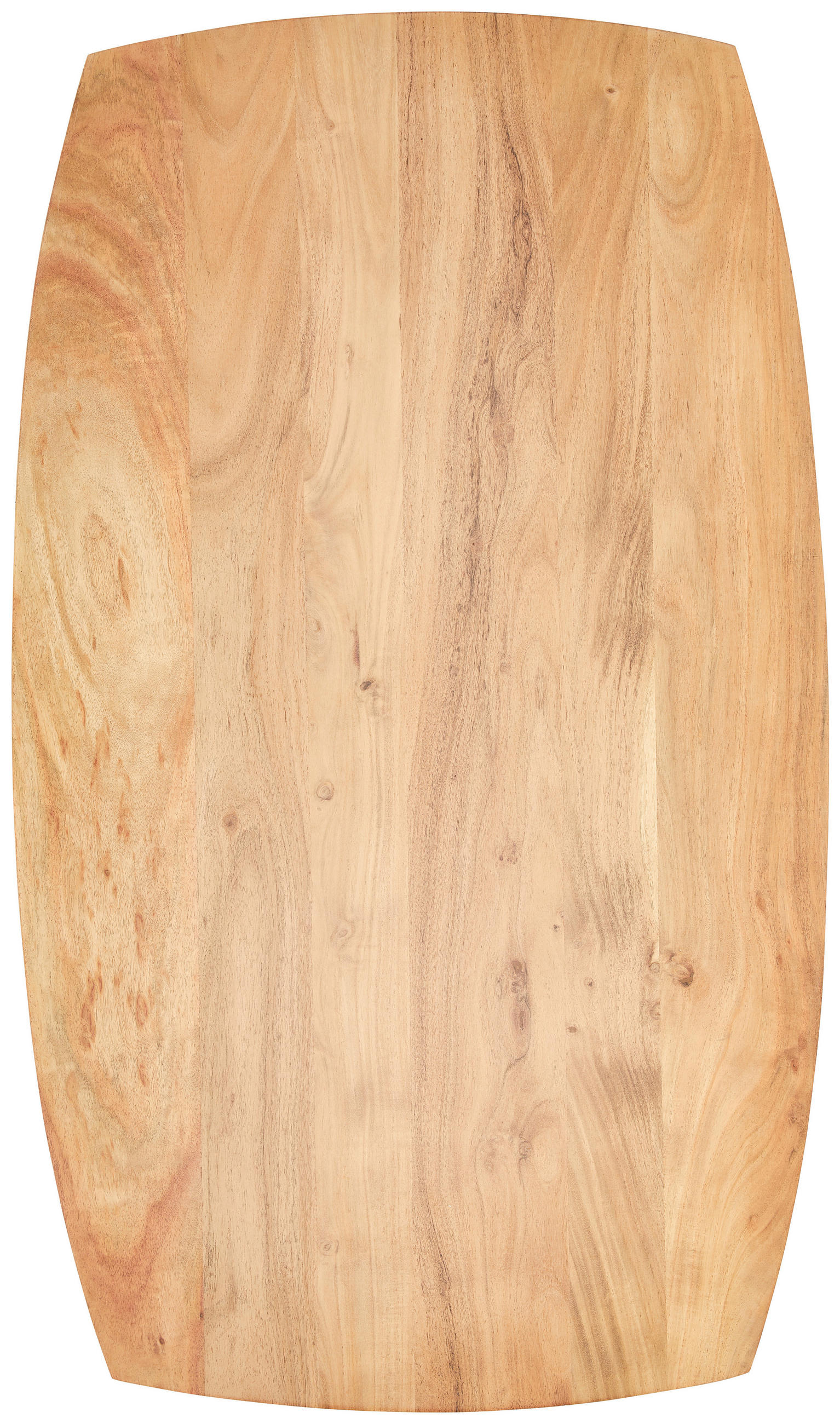 COUCHTISCH Akazie vollmassiv 120/70/46 cm rechteckig Schwarz, Akaziefarben  - Schwarz/Akaziefarben, LIFESTYLE, Holz/Metall (120/70/46cm) - Landscape