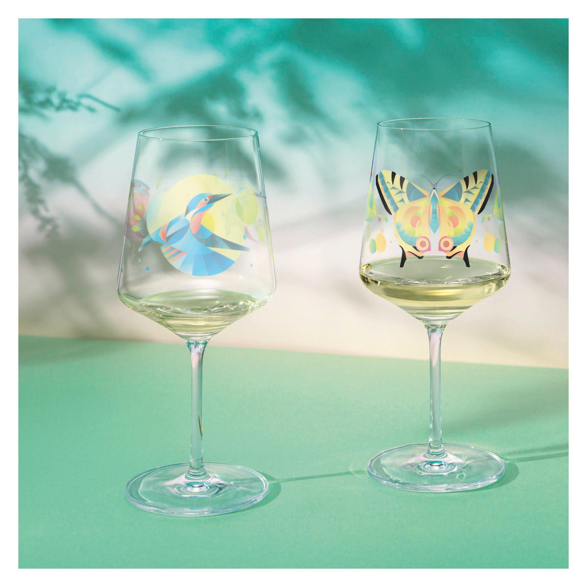 SPRITZERGLAS 544 ml  - Blau/Transparent, Design, Glas (9,3/22,5cm) - Ritzenhoff
