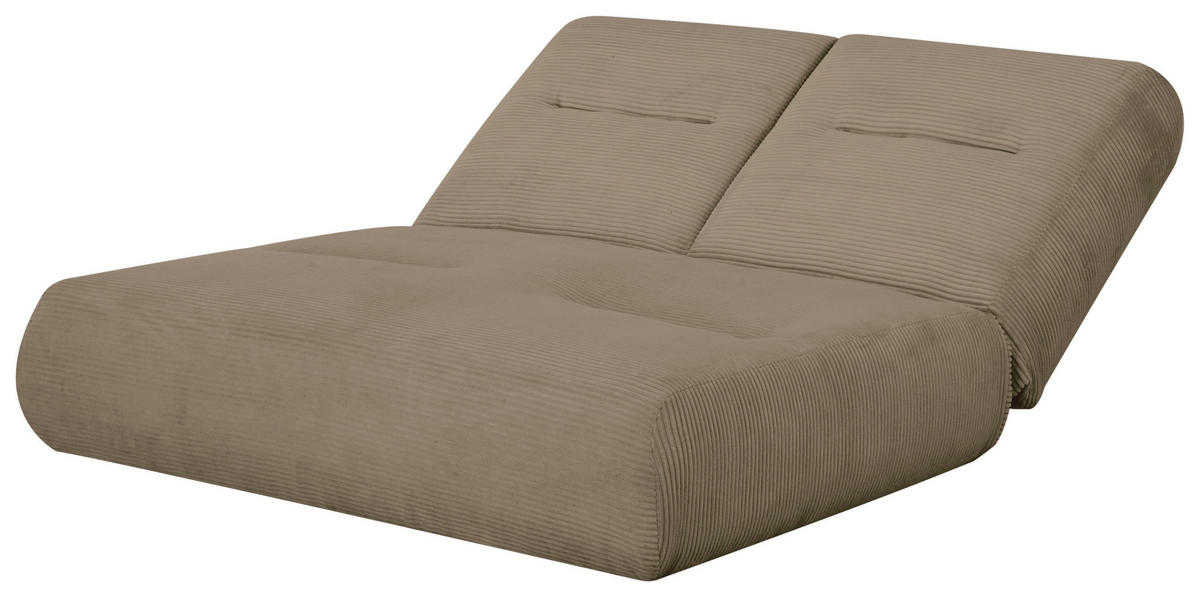 SCHLAFSOFA Cord Braun  - Braun, Design, Textil (159/88/160cm) - Livetastic