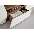 WOHNWAND 300/205/52 cm  in Nussbaumfarben, Sandfarben  - Sandfarben/Nussbaumfarben, Design, Holz/Holzwerkstoff (300/205/52cm) - Ambiente