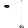 LED-PENDELLEUCHTE Arabella 14/350 cm   - Schwarz/Grau, Basics, Glas/Metall (14/350cm) - Fabas Luce
