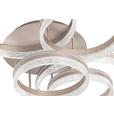 LED-DECKENLEUCHTE 100/56/22 cm   - Cappuccino, Design, Kunststoff/Metall (100/56/22cm) - Novel