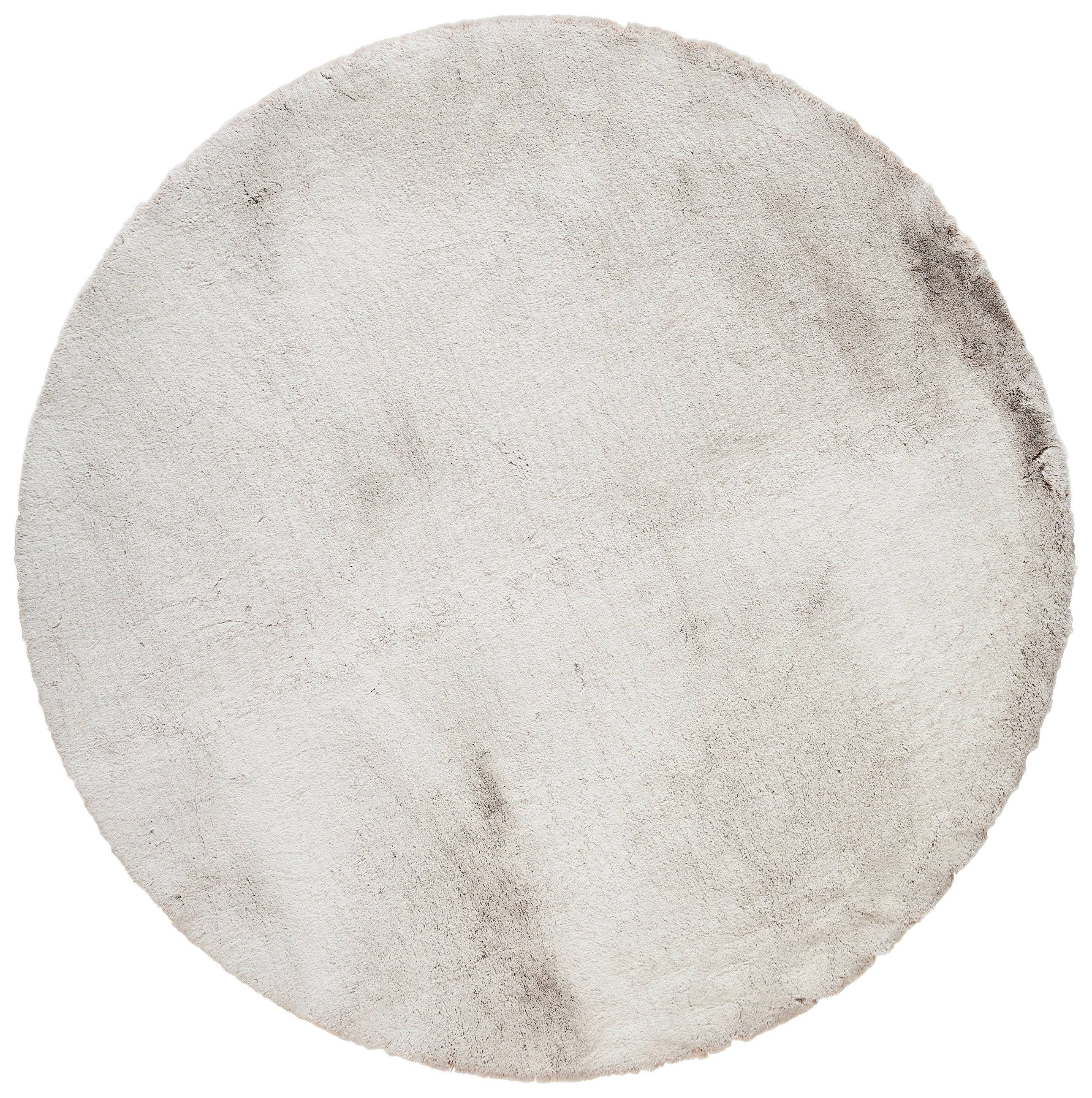 HOCHFLORTEPPICH 160 cm Braun, Weiß  - Braun/Weiß, Basics, Textil (160cm) - Novel