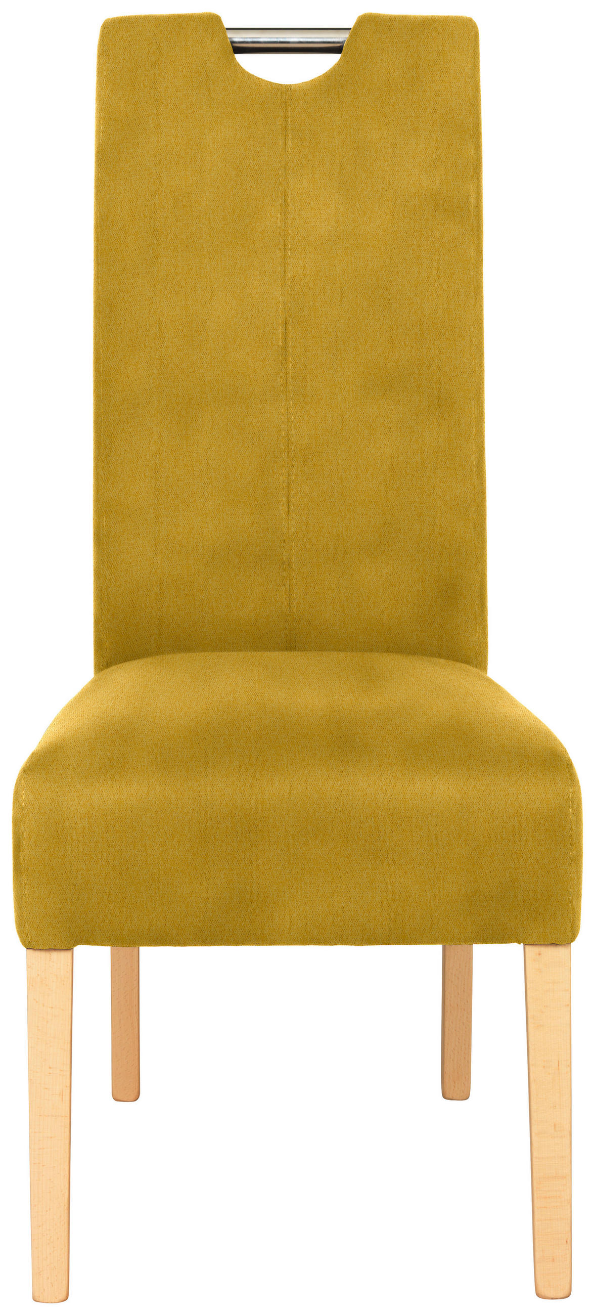 STUHL in Holz, Metall, Textil Buchefarben, Currygelb  - Currygelb/Buchefarben, Natur, Holz/Textil (47/103/60cm) - Cantus