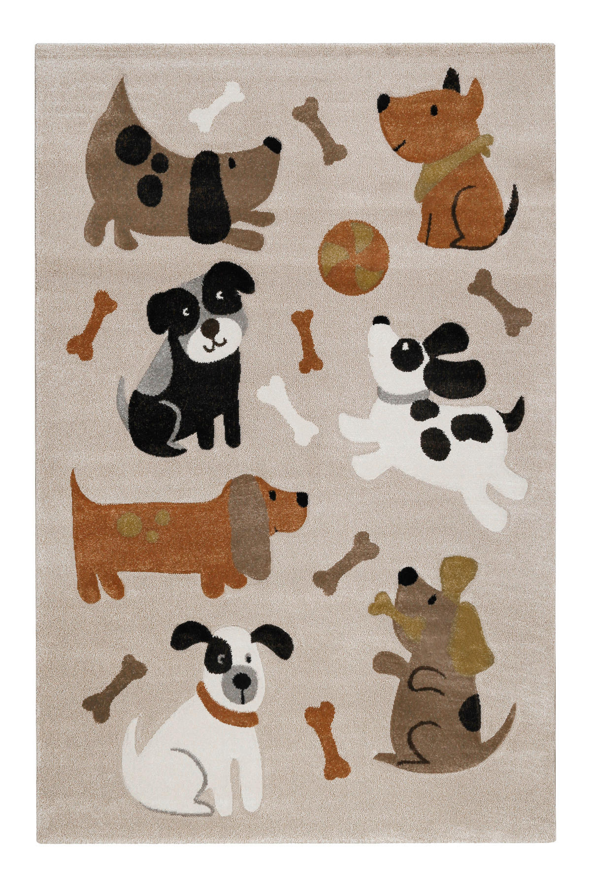 KINDERTEPPICH 80/150 cm Rocky & Friends  - Multicolor, KONVENTIONELL, Textil (80/150cm)