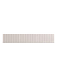 TV-ÁLLVÁNY fehér  - magasfényű fehér/fehér, Basics, faalapú anyag (192/31,5/42cm) - Xora