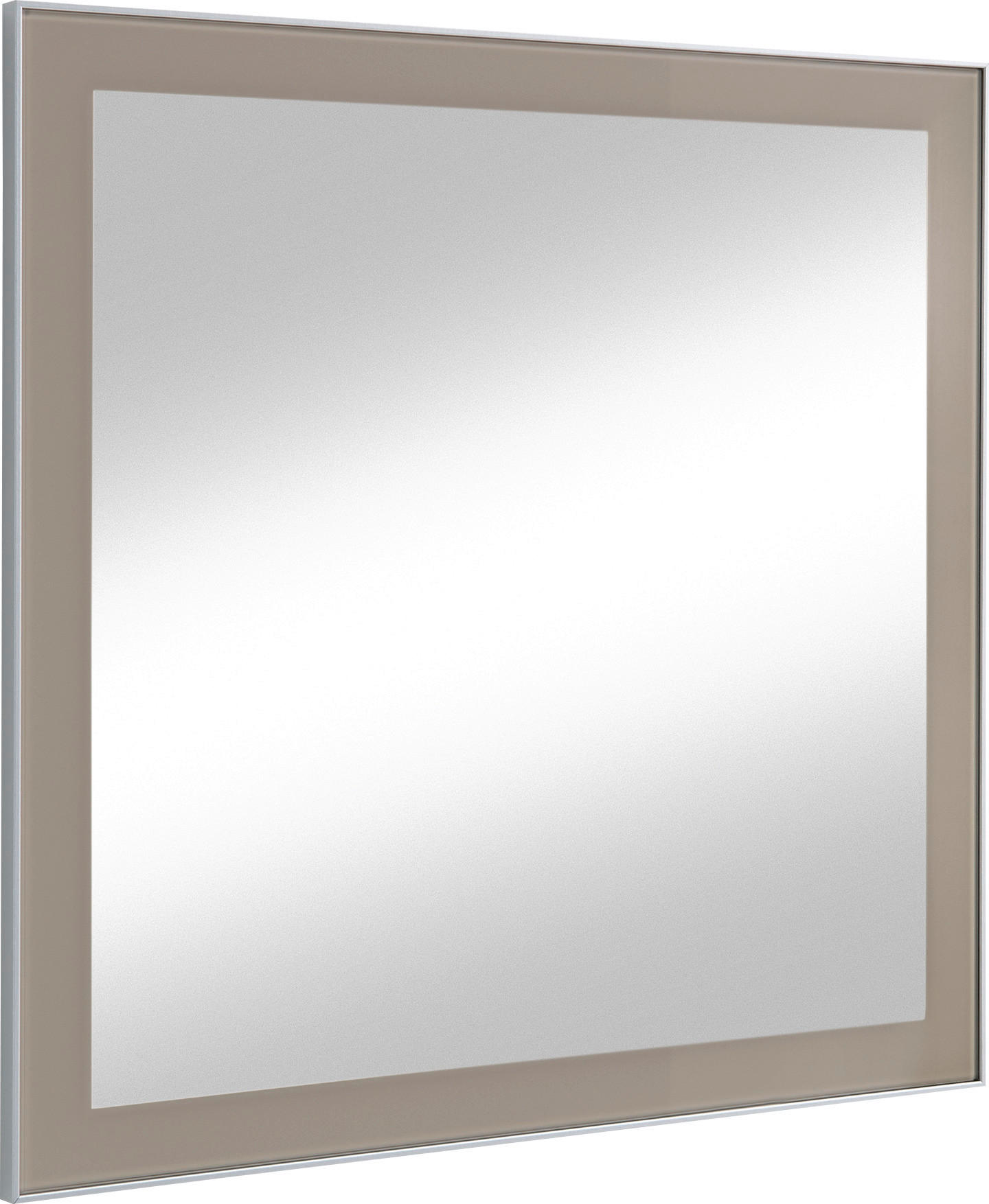 WANDSPIEGEL 80/77/2 cm    - Taupe, Design, Glas (80/77/2cm) - Novel
