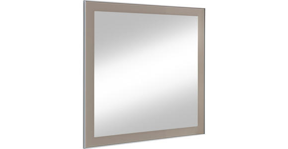 WANDSPIEGEL 80/77/2 cm    - Taupe, Design, Glas (80/77/2cm) - Novel