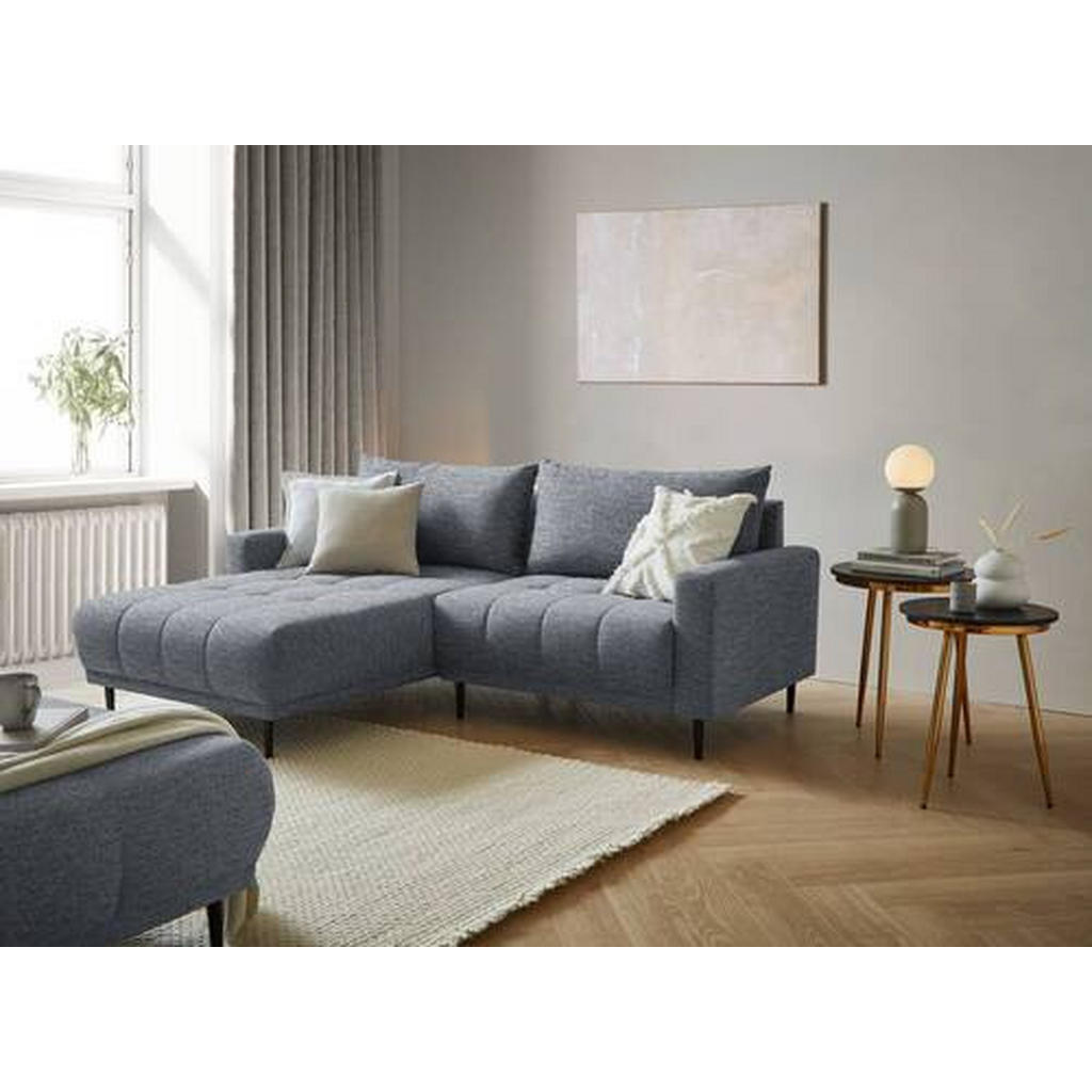 Thumbnail - Stylife Ecksofa, Dunkelgrau, Textil, 2,5-Sitzer, Füllung: Schaumstoff, seitenverkehrt montierbar, L-Form, 215x160 cm, St...