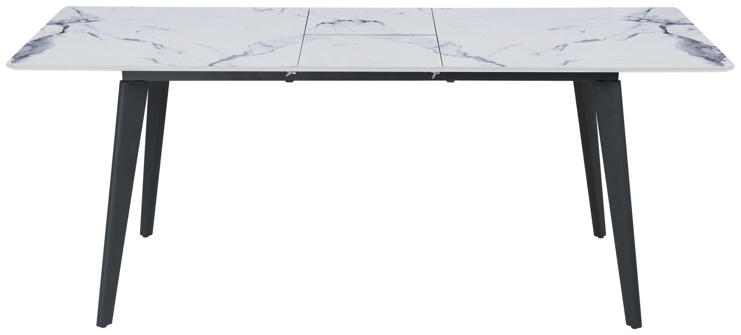 STOL ZA BLAGOVAONICU  bijela  metal, drvni materijal      - bijela/crna, Lifestyle, drvni materijal/metal (180/220/75/100cm) - MID.YOU