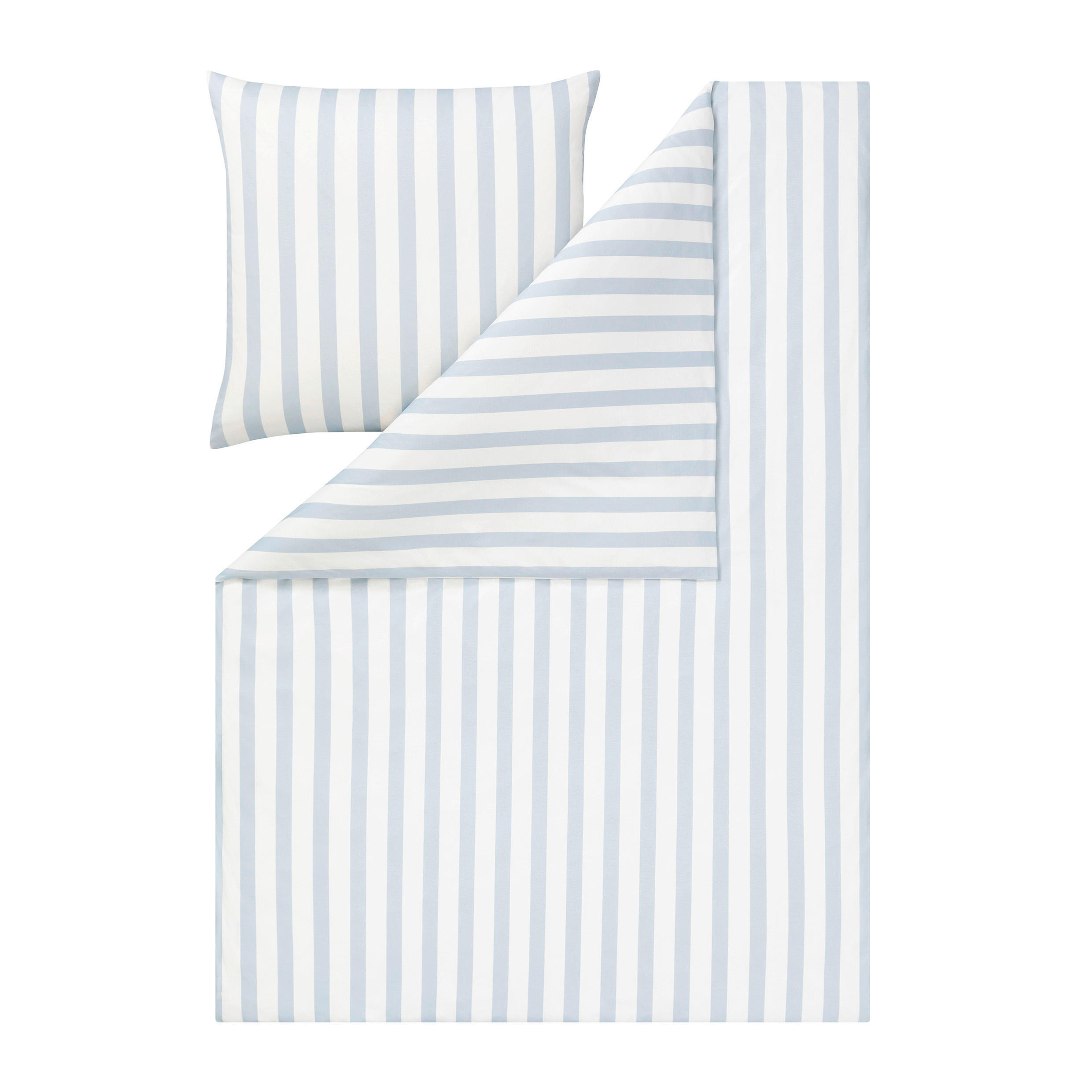 BETTWÄSCHE 2-teilig Atelier Interlock-Jersey 155/220 cm  - Hellblau, Design, Textil (155/220cm) - Estella