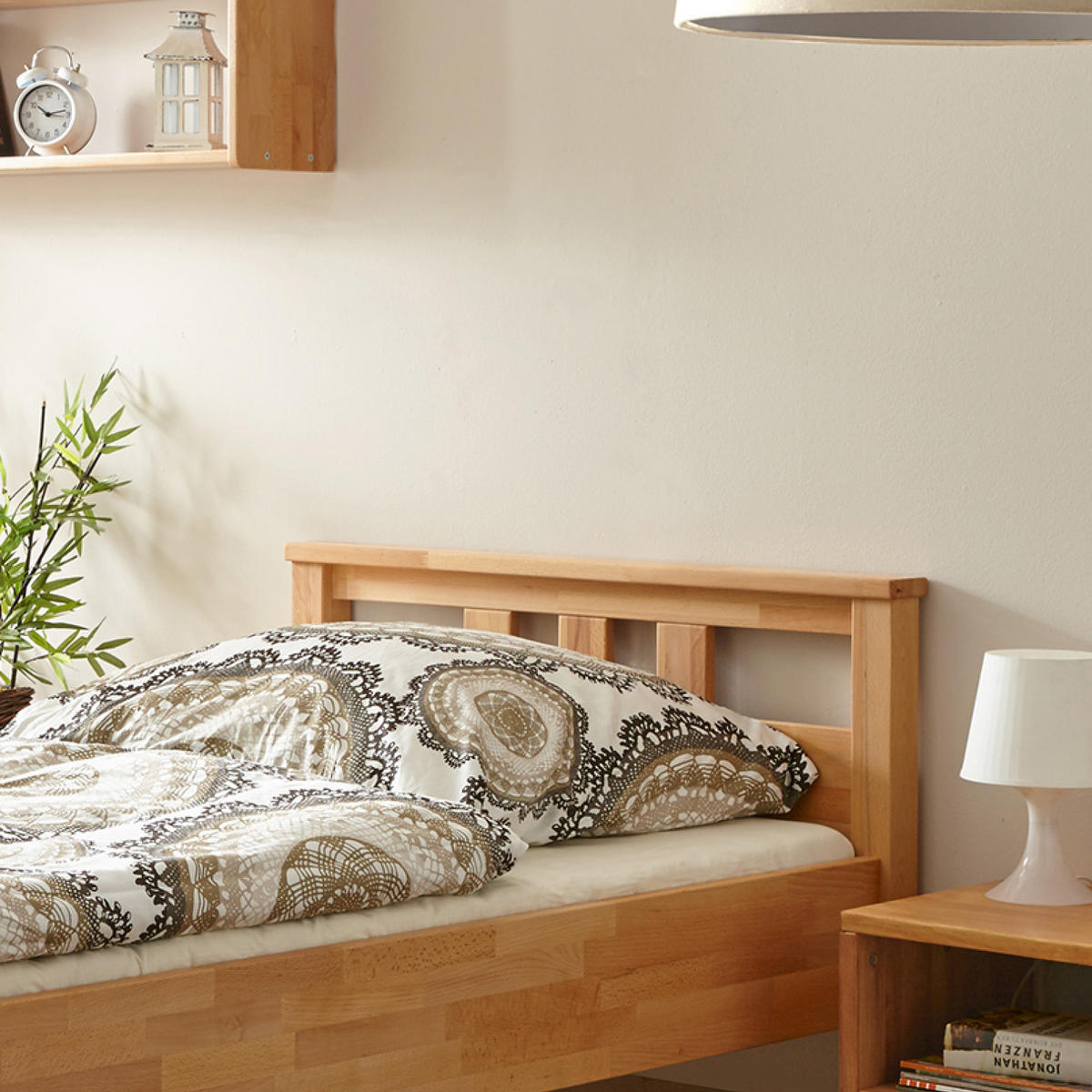 BETT 100/200 cm  in Buchefarben  - Buchefarben, KONVENTIONELL, Holz (100/200cm) - MID.YOU